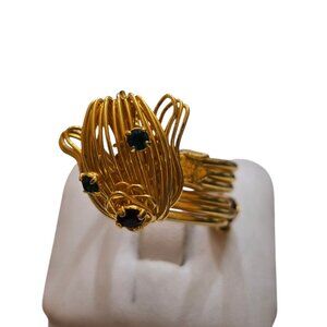 Vintage Hand Wired Adjustable Dog Ring (A9034)